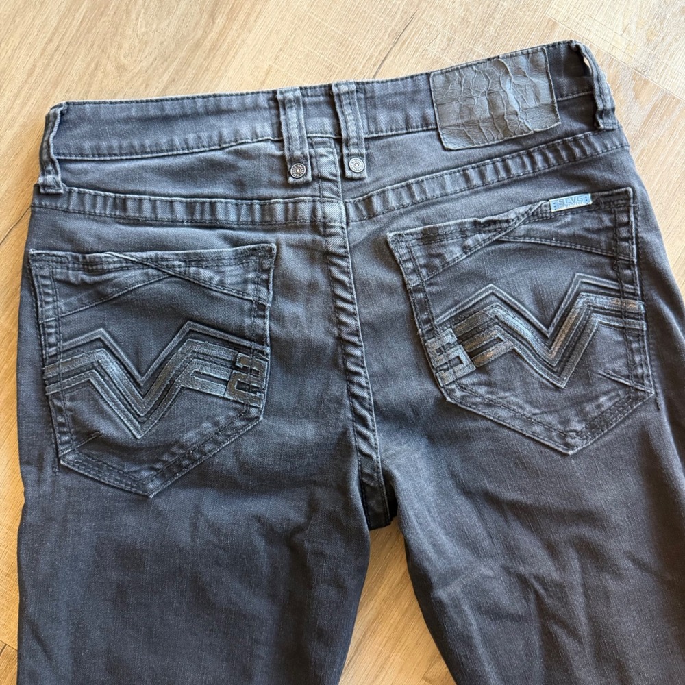 Salvage Supply Co Buckle Havoc Straight Slim Fit Black Jeans 32x32 SLVG 54-46
